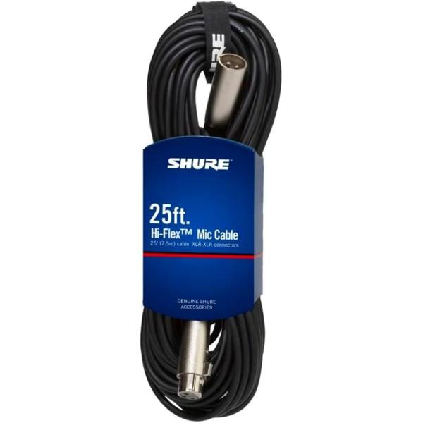 7.6 m XLR マイクケーブル [ SHURE C25J ]