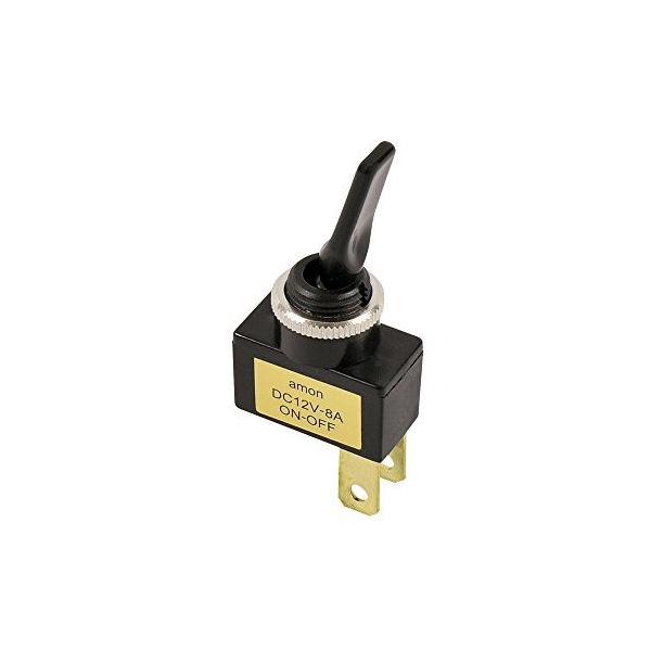 トグルスイッチ ON-OFF DC12V・8A [ エーモン(amon) 3204 ]
