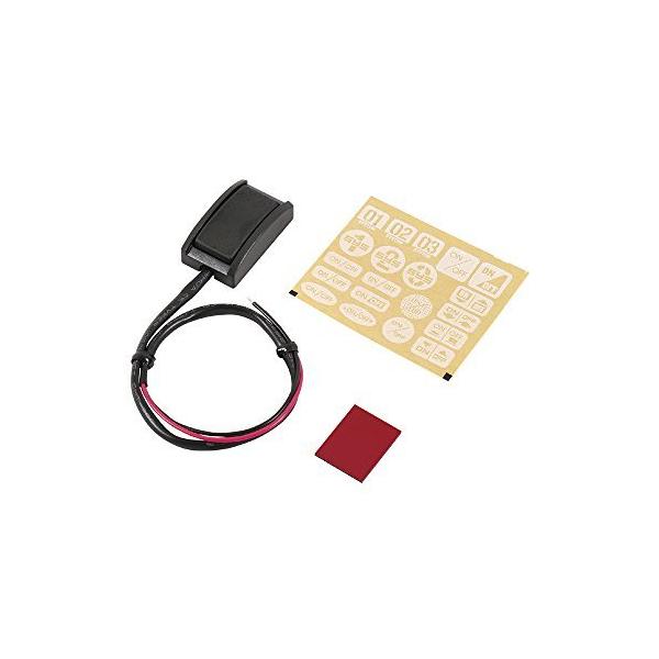 貼り付けプッシュスイッチ ON-OFF DC12V・200mA [ エーモン(amon) 3223 ]