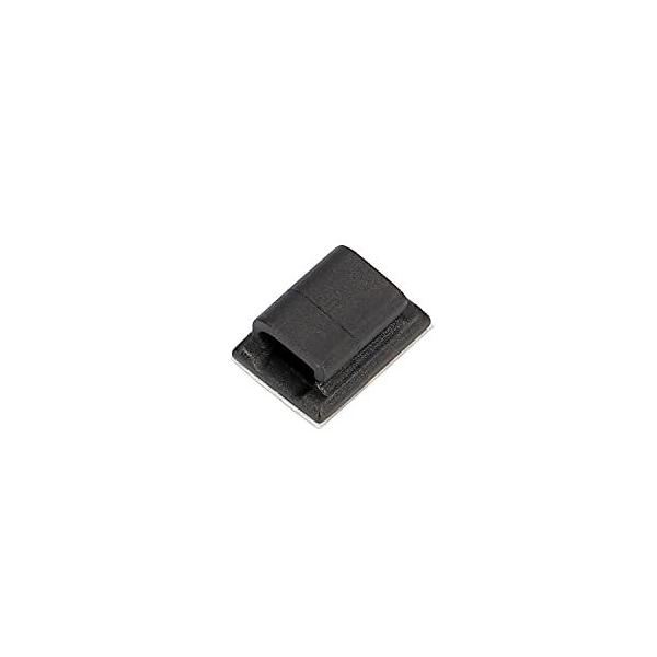 ダブルコードクリップ15.0× 11.0mm 15個入 黒 [ エーモン(amon) 3432 ]