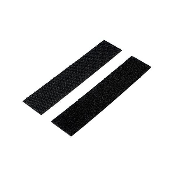 面ファスナーテープ (M) シボ面対応 ノリ付 30mm×150mm 黒 [ エーモン(amon) 3953 ]