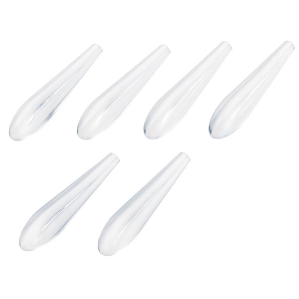 エアロフィンデザインのプロテクタースタイルを崩さないコンパクトな透明素材（クリア）3M製強力両面テープで貼付け（6個１セット）