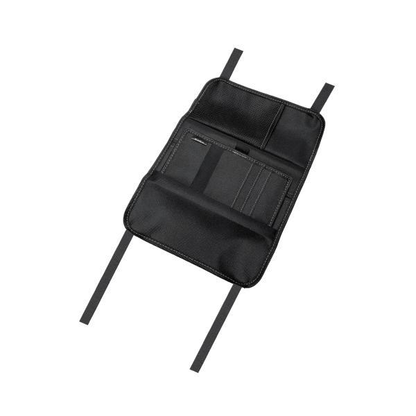 ●サンバイザーに取付ける便利な小物入れが充実したティッシュケースです。●サンバイザーに面ファスナーでかんたん取付けでき、すぐに手に届く位置に取付け可能です。●カードポケットはもちろん、サングラス等を収納できる大型メッシュポケットや、駐車券の...