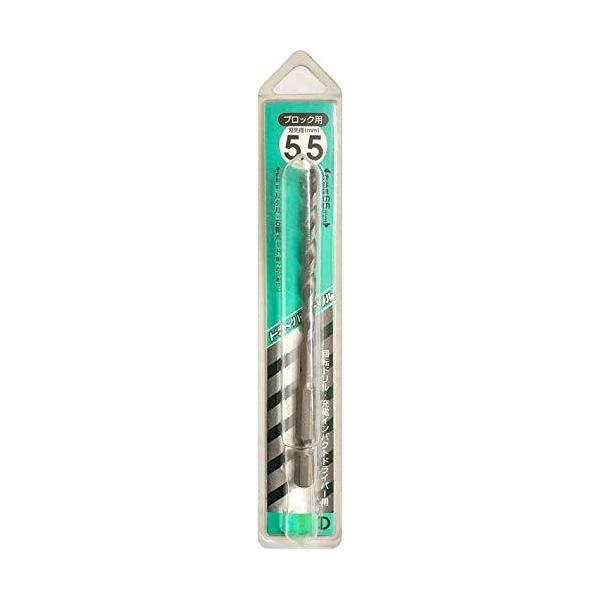 ドライバードリルDタイプ 六角軸6.35mm D-5.5 [ サンコーテクノ D-5.5 ]