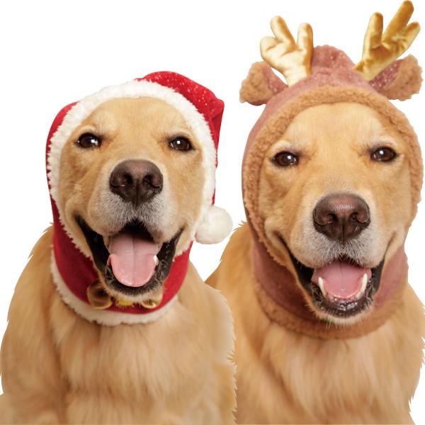 中 大型犬用 クリスマスニットキャップ サンタ トナカイ x C アイアンバロンyahoo 店 通販 Yahoo ショッピング