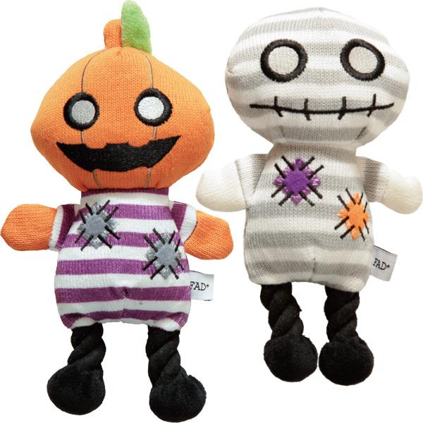ハロウィンのおもちゃ）パンプキンとマミー : 大型犬用品専門店