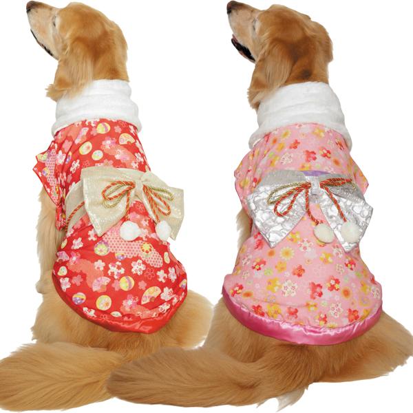 大型犬用8号）晴れ着【桃】 : 大型犬用品専門店 アイアンバロン - 通販