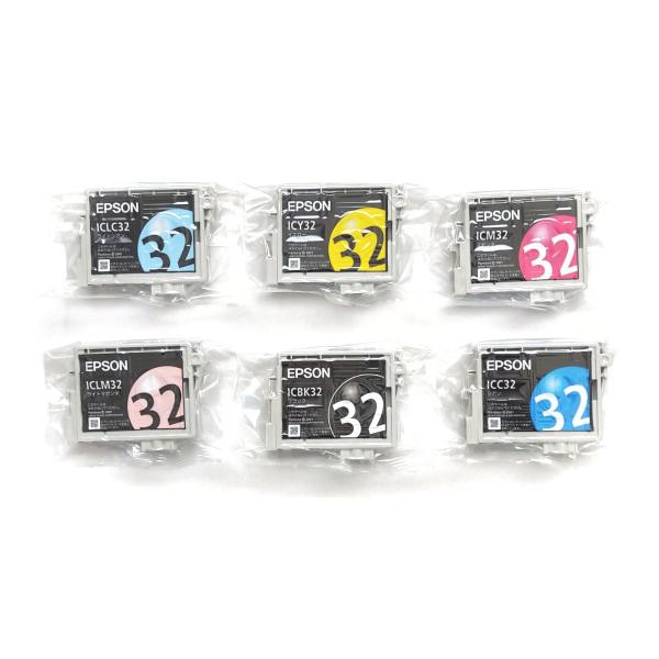 EPSON エプソン 純正 インクカートリッジ ヒマワリ IC6CL32 6色パック　箱なしアウトレット
