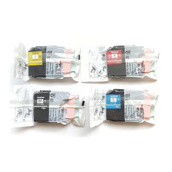 brother純正インクカートリッジ4色パック LC110-4PK　箱なしアウトレット
