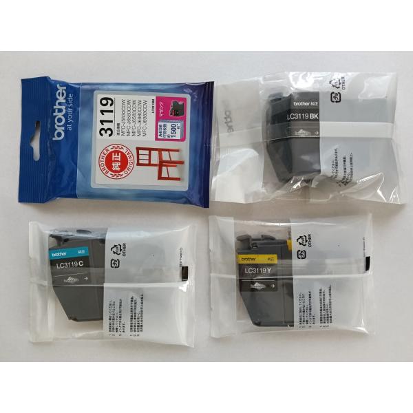 brother純正 インクカートリッジ4色パック(大容量) LC3119-4PK　箱なしアウトレット