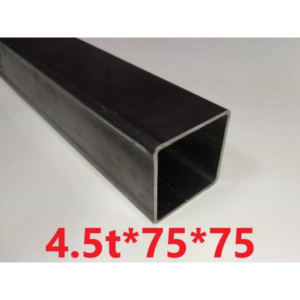 スチール角パイプ(中径角 STKR):4.5*75*75 L=101〜150mm 黒皮 スチール角パイプ(中径角 STKR):4.5*75*75 L=101〜150mm 黒皮