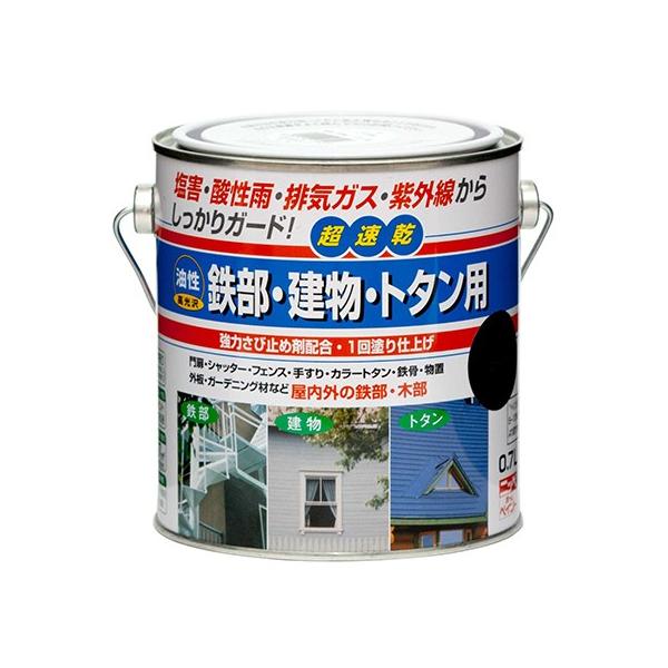 ペンキ 塗料 ニッペ 油性鉄部・建物・トタン用 0.7L ニッペホーム 