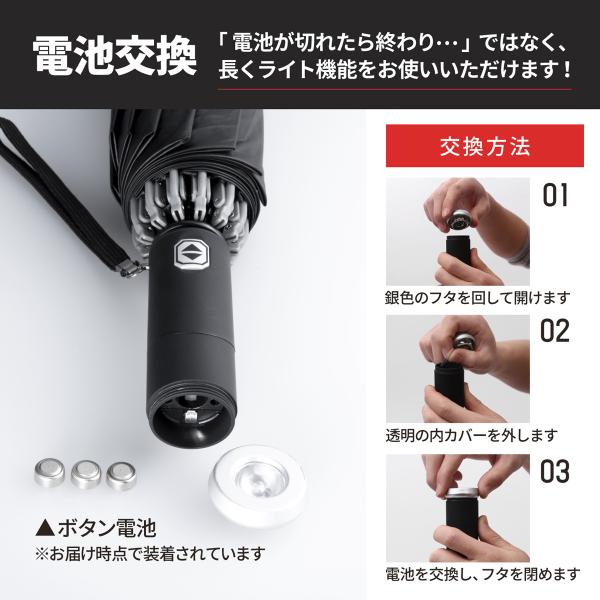 折りたたみ傘 折り畳み傘 自動開閉 メンズ レディース Ledライト付 大きい 大きいサイズ 65センチ ワンタッチ おしゃれ 軽量 収納 Buyee Buyee Japanese Proxy Service Buy From Japan Bot Online