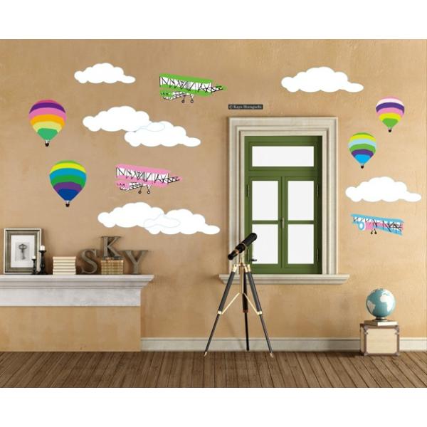 トップ 壁面 ディパーチャーデイズa ｌサイズ ホラグチカヨ 東京ステッカー トイレ リビング キッチン 北欧 誕生日 高級感 剥がせる おしゃれ 壁紙 ウォールステッカー 鮮やか 玄関 リビング 洋室 子供部屋 メルヘン インテリア 誕生日 星 窓 木 花 かわいい