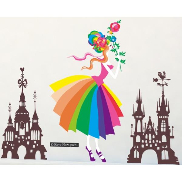 ウォールステッカー 壁紙 おしゃれ 剥がせる 高級感 誕生日 北欧 キッチン リビング 東京ステッカー ホラグチカヨ メリーゴーランドa ｍサイズ Buyee Servis Zakupok Tretim Licom Buyee Pokupajte Iz Yaponii