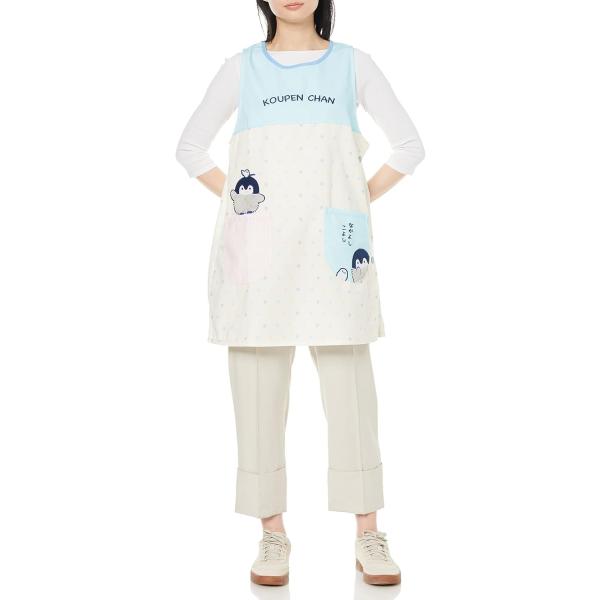 新品　コウペンちゃん エプロン レディース 保育士 コウペンちゃんとお友達 キャラクター 可愛い 大人用 ラン型 保育園 幼稚園