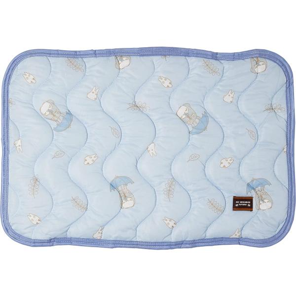 丸眞 ひんやり枕パッド ジブリ となりのトトロ 雨の日に ひんやり 冷感 夏 冷たい H43×W63cm