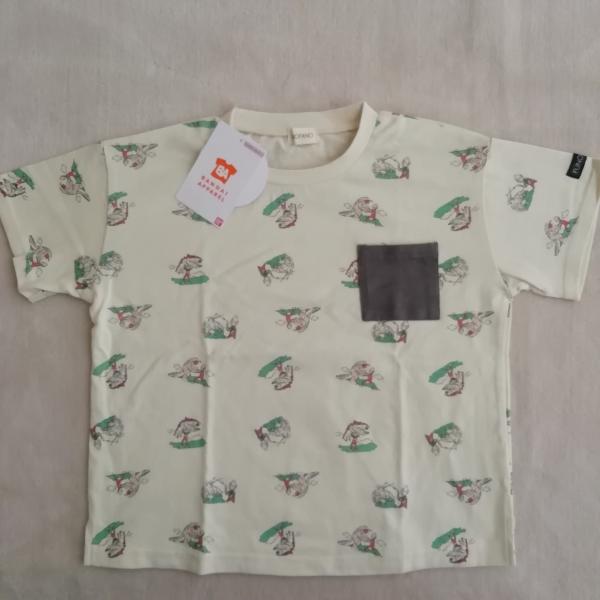 綿100％　ウルトラヒーローズ  　半袖Tシャツ　SR8809　アイボリー　110cm/120cm　