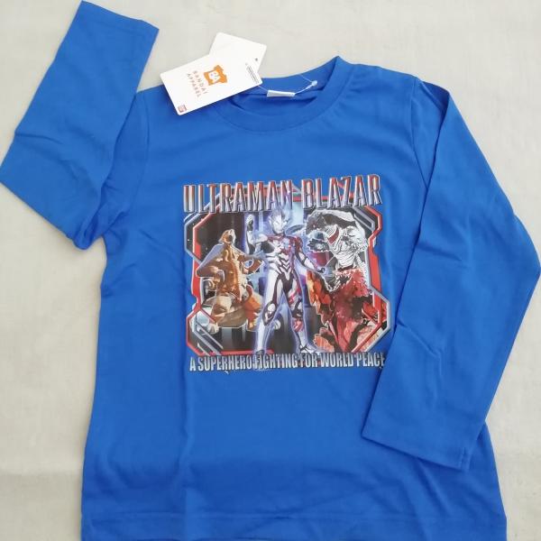 ウルトラヒーローズ  　ウルトラマンブレーザー　長袖Tシャツ　ER9157　ブルー　110cm/120cm/130cm　