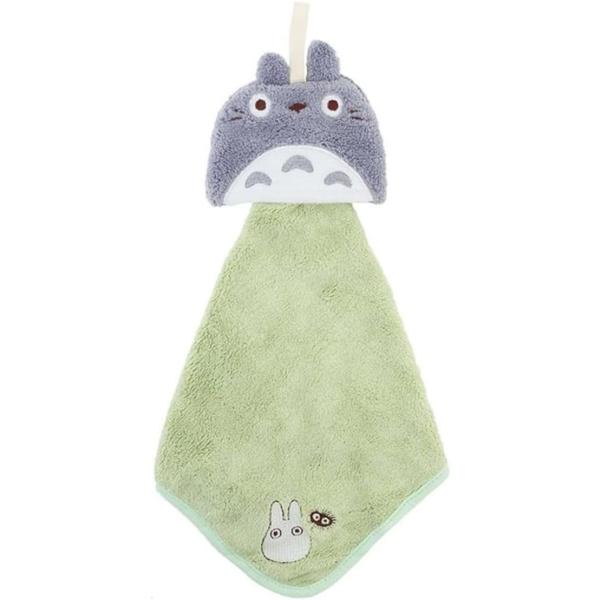 丸眞 ループタオル マイクロ素材 となりのトトロ 大トトロフェイス  ジブリ　入園入学グッズ 入園入学準備 保育園 幼稚園 小学校 女の子 男の子
