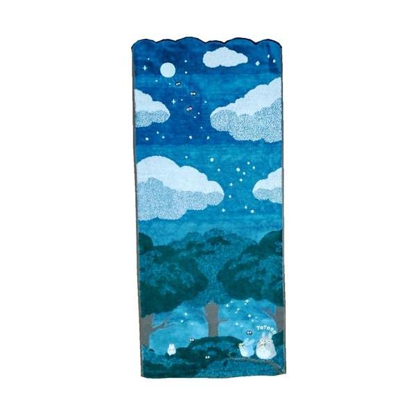 丸眞 となりのトトロ ジブリ フェイスタオル 月夜の晩に