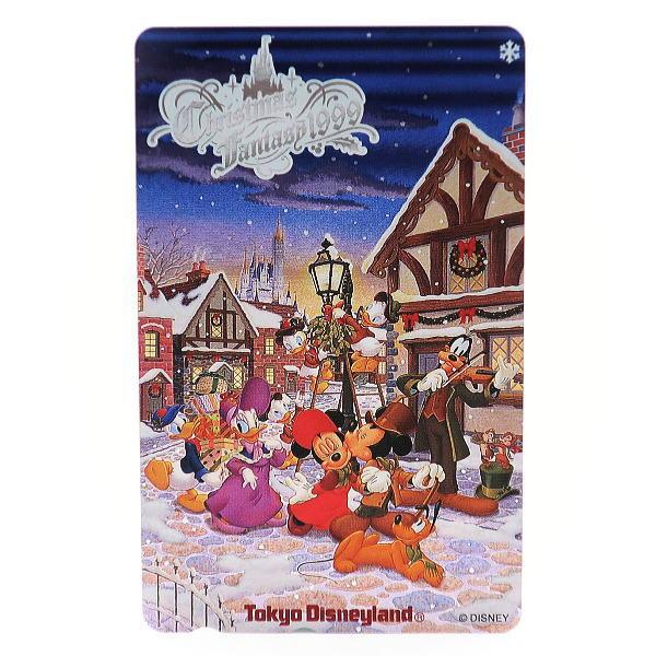 TDLクリスマスファンタジー1999テレホンカード東京ディズニーランド1999年テレホンカード50度数台紙あり　未使用ミッキー、ミニー、ドナルド、グーフィー、プルート、デイジー、ヒューイ＆デューイ＆ルーイミッキー、ミニー、ドナルド、グーフィ...