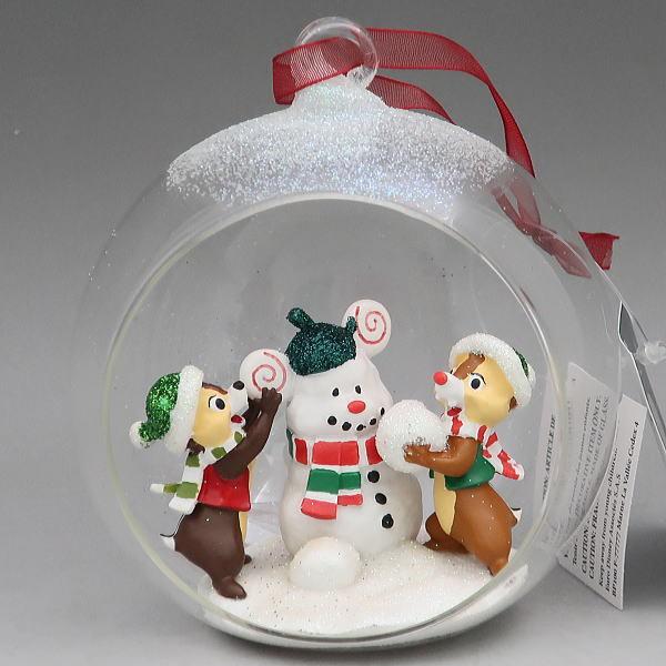 ディズニーランドパリ限定クリスマスオーナメントチップとデール