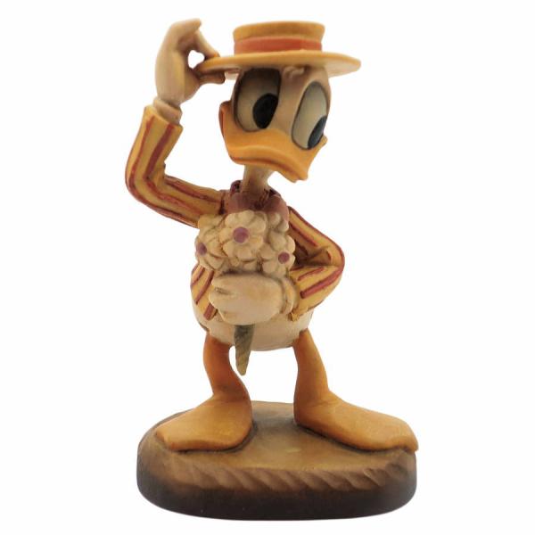 Disney（ディズニー） ドナルド ANRI木彫りフィギュア カンカン帽 ANRI