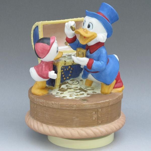ディズニー スクルージ ヒューイ オルゴール 宝箱 Schmid社 1990年前後 陶器製 Dd イズクラブyahoo ショップ 通販 Yahoo ショッピング