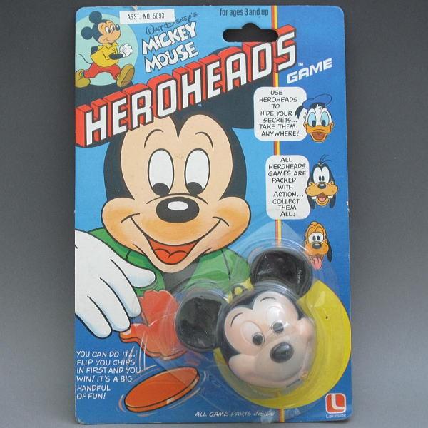 ディズニー ミッキー Heroheads ヒーローヘッド Leisure Dynamics社 1981年 未開封 Mm イズクラブyahoo ショップ 通販 Yahoo ショッピング