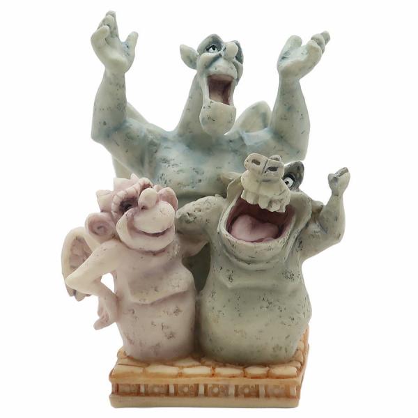 ノートルダム　ガーゴイルフィギュア 3体セット ソフビ is-club_nd00039