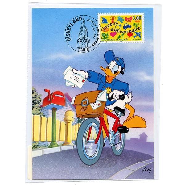 Disney（ディズニー） ドナルド ディズニーランドパリ5周年ポスト