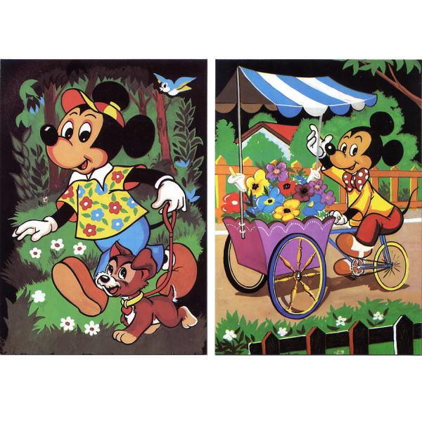 逸品 ディズニー ドナルド帽子セット ミッキー ビンテージ1970年代 アニメグッズ