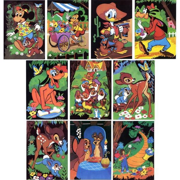Disney ディズニー ヴィンテージポストカード10枚 1970年代