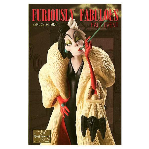 Disney（ディズニー） クルエラ 101匹わんちゃん 2006イベント WDCC