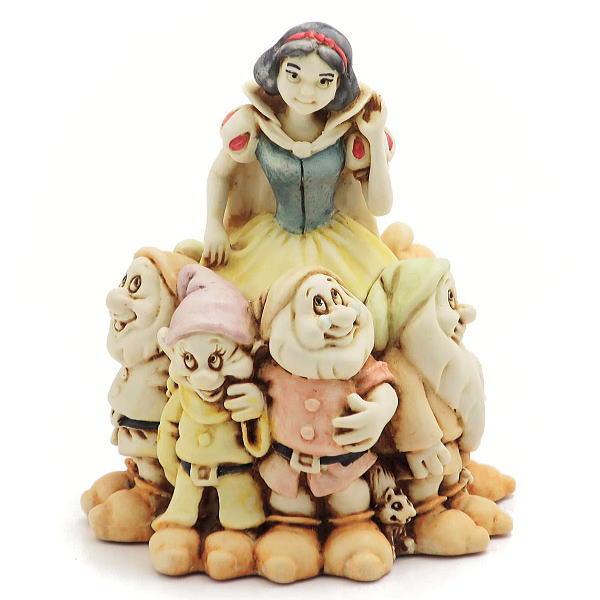 人形、キャラクタードール ディズニー 7人の小人 白雪姫 陶器ヒンジ