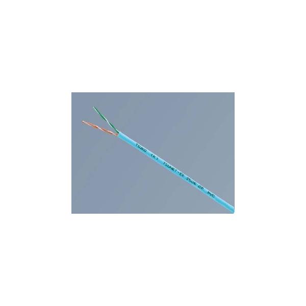 通信興業 TSUKO TSUNET CAT5e LANケーブル 100m 新品 通信興業 Cat5e LANケーブル 100BASE-TX対応2対ケーブル単線導体