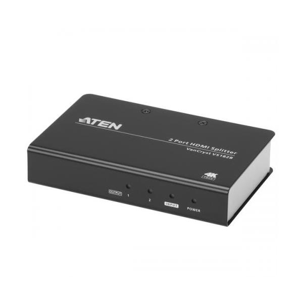 【新品】セール！HDMI 2分配器(True 4K対応) ATEN VS182B HDMI 2分配器(True 4K対応) - VS182B, ATEN ビデオ分配器/ビデオ