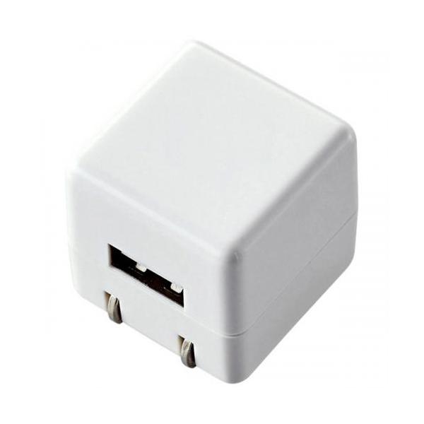 エレコム オーディオ用AC充電器 for Walkman CUBE 1A出力 USB1ポート ホワイト AVS-ACUAN007WH