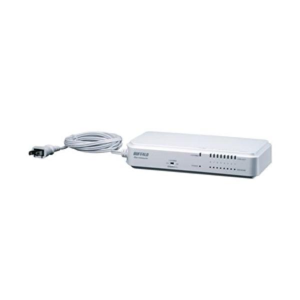 新品未開封BUFFALO BS-G2108UR-TP 8ポートスイッチ　2セット BUFFALO BS-G2108UR-TP レイヤー2 Giga対応 ノン