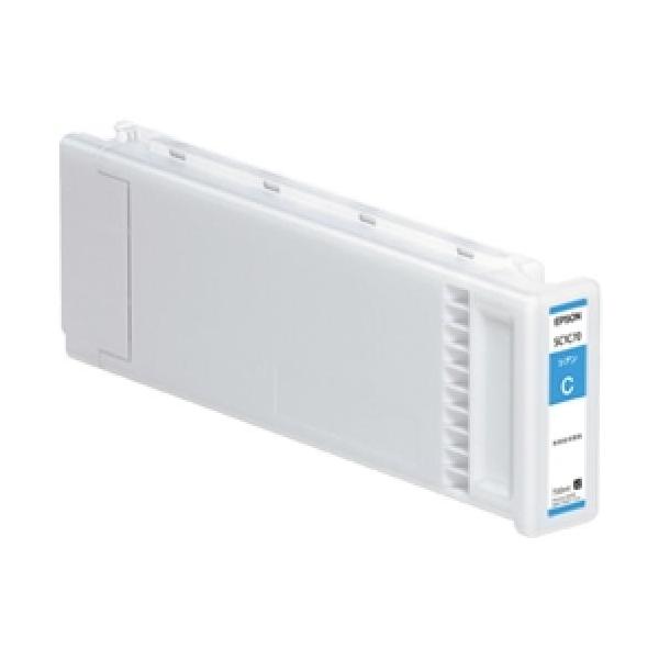 【純正】新品　EPSON SC1C70 シアン 700ml インクカートリッジ エプソン EPSON SC1C70 SureColor用 インクカートリッジ/700ml