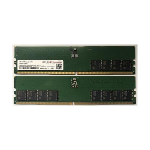 Transcend - ノートPC用メモリ　DDR5　32GB✕1枚 ノートPC用メモリ 32GB (32GB×1枚) DDR5-4800 PC5-38400 SO-DIMM