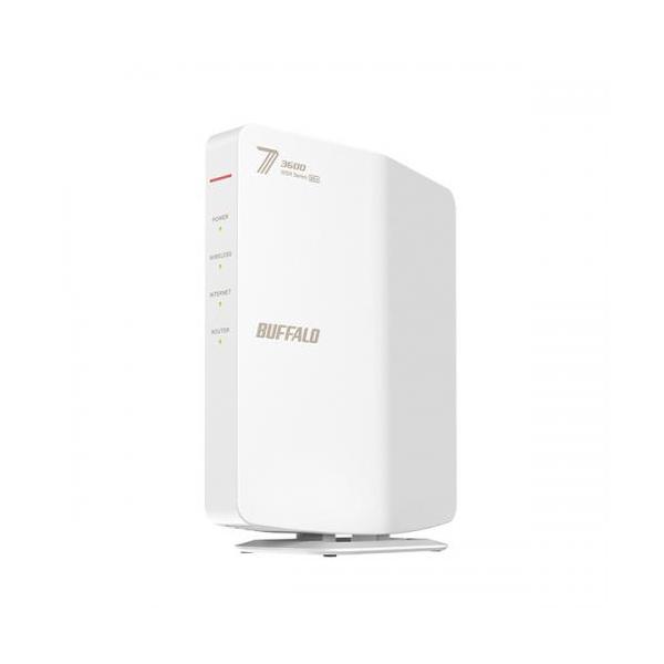 BUFFALO　Wi-Fi ルーター(無線LAN親機)　WSR3600BE4P BUFFALO WSR3600BE4P-WH 無線LAN親機 11be/ax/ac/n/a/g/b 2882+