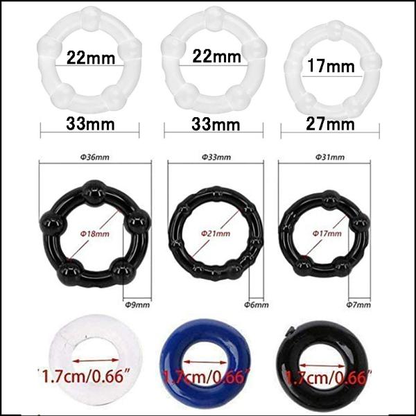 3タイプ9個セット】コックリング シリコンリング 男性用 メンズ 器具 アクセサリー 効果的 定形外内 /【Buyee】 3タイプ9個セット】コックリング シリコンリング 男性用 メンズ 器具 アクセサリー 効果的 定形外内 /【Buyee】