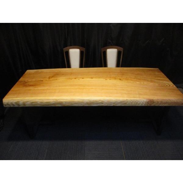 杉　一枚板　センターテーブル　ダイニングテーブル　座卓　高級 737 □ 杉 スギ 豪華 一枚板 テーブル ダイニングテーブル ロー