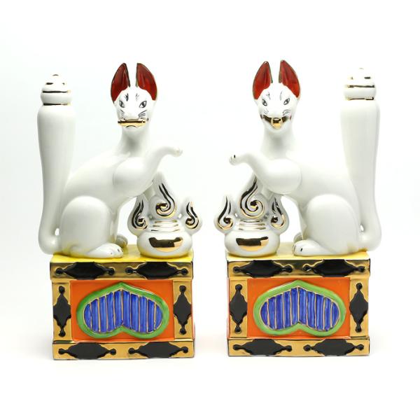 狐 神具 キツネ 稲荷 1尺 : 宮忠 - 通販 - Yahoo!ショッピング