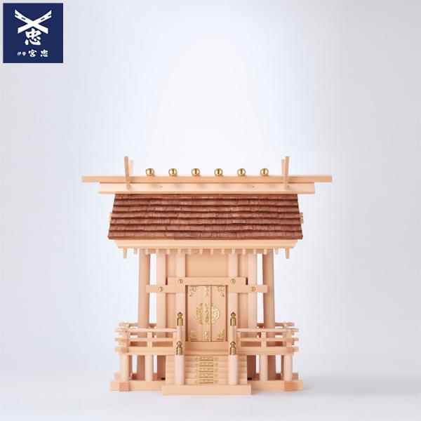 神棚 桧皮葺一社宮 正殿型 H 3 Kd H3 Kh 000 宮忠 通販 Yahoo ショッピング