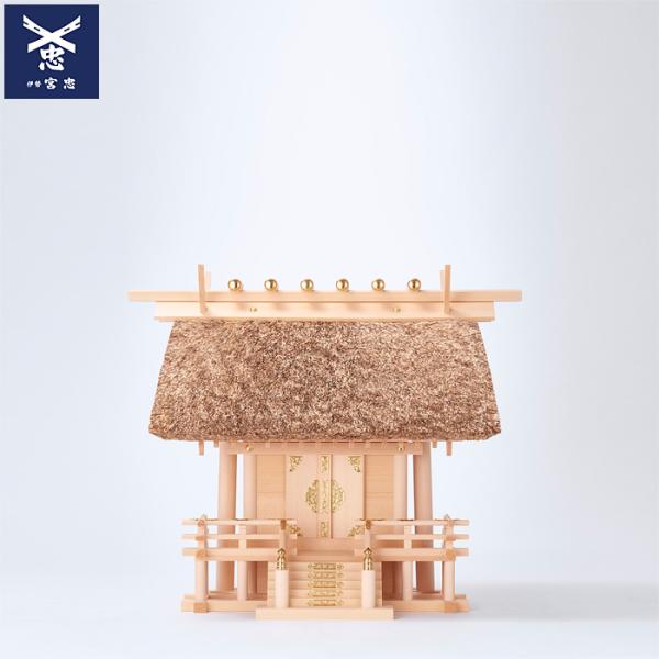 神棚 茅葺一社宮 国民神殿型 小（K-3） : 宮忠 - 通販 - Yahoo