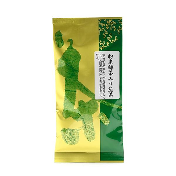 伊勢茶 煎茶（粉末緑茶入り）80g メール便 （ 粉末 一番茶 茶葉 お茶 緑茶 日本茶 カテキン 水出し 国産 三重県産 ）