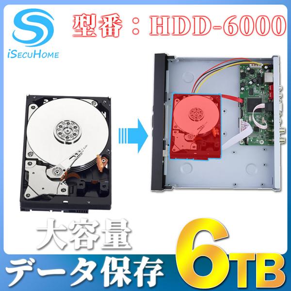 iSecuHome hƃR[_[L^p HDDn[hfBXN 6TB